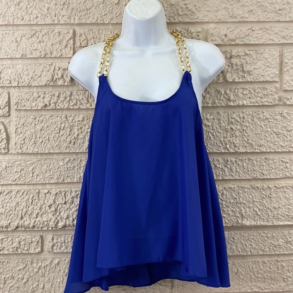 🌹Almost Famous Braided Chain Trapeze Top - Picture 2 of 16